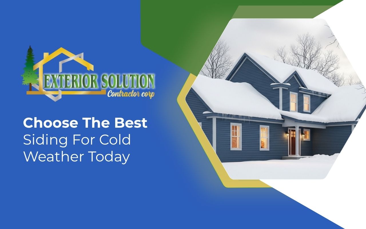 best siding for cold weather with durable vinyl siding on a winter home