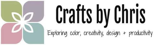 Crafts by Chris logo - Exploring color, creativity, design and productivity