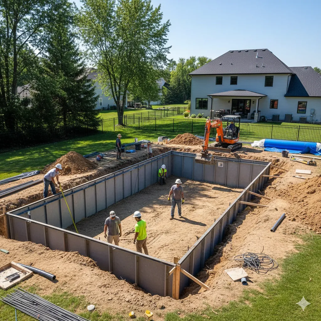 Pool Installation in Denton, Texas