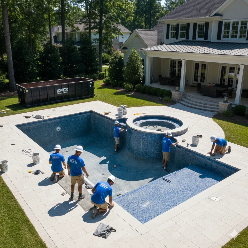 Pool Remodeling in Denton, Texas