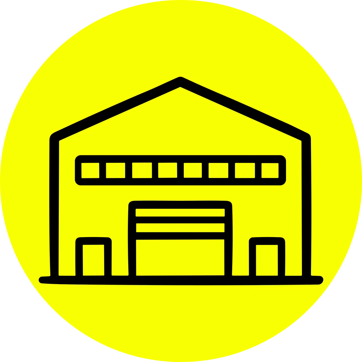 Commercial building icon