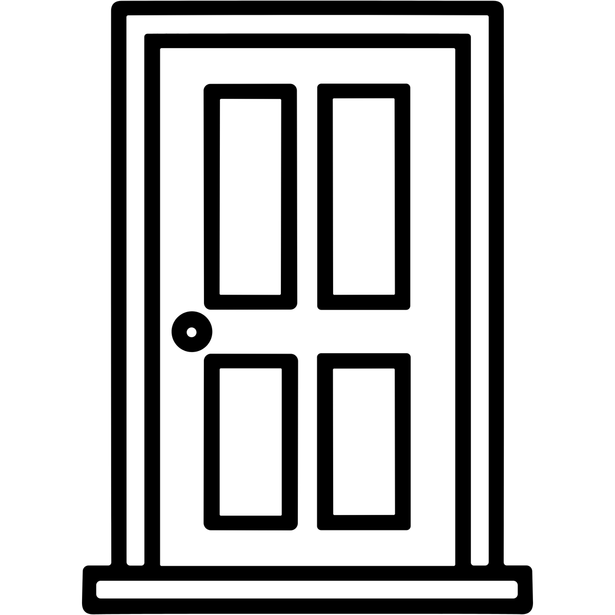 Entry door icon