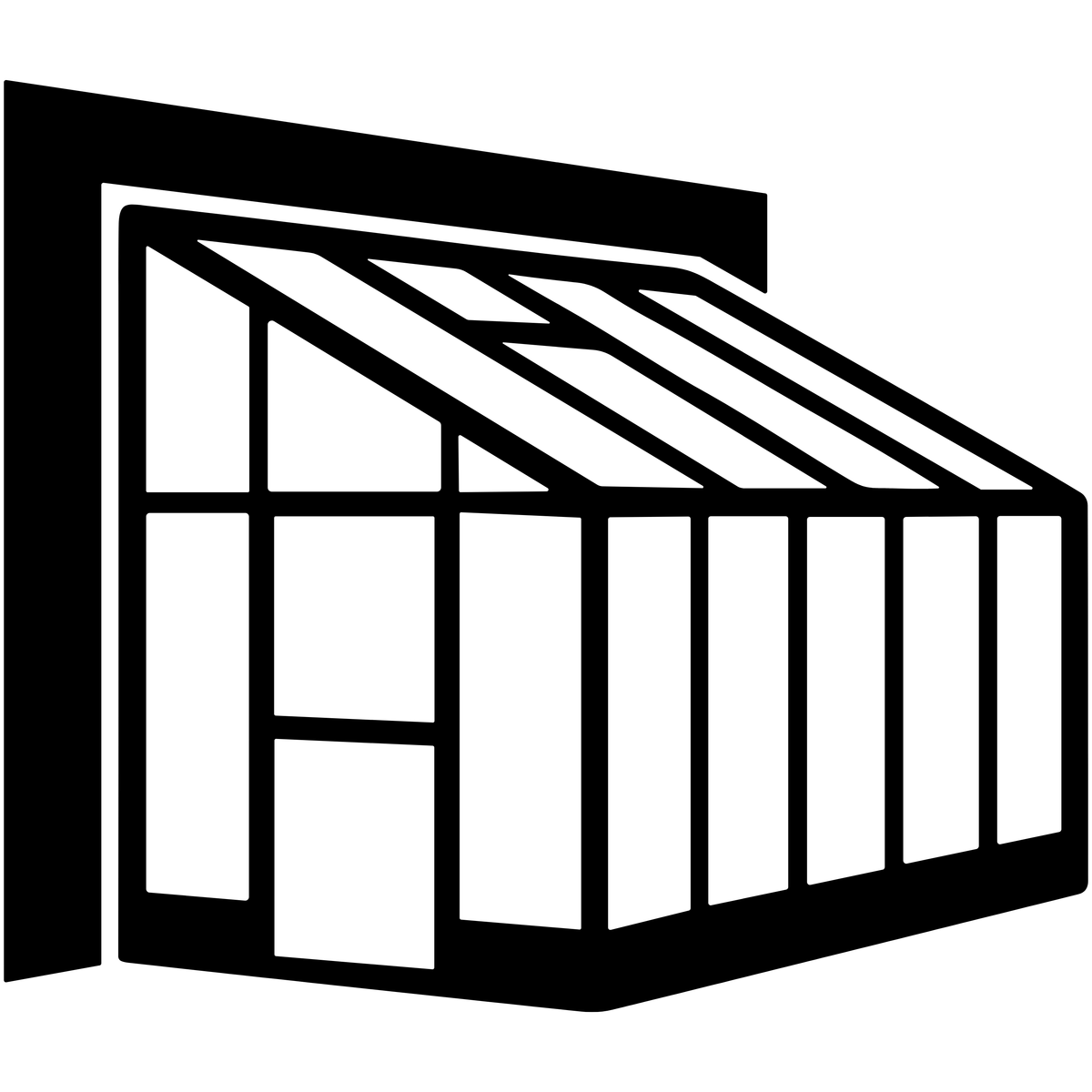 Lean-to addition icon