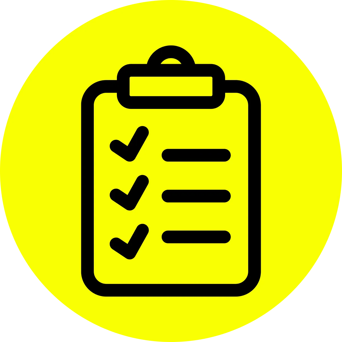 Project checklist icon