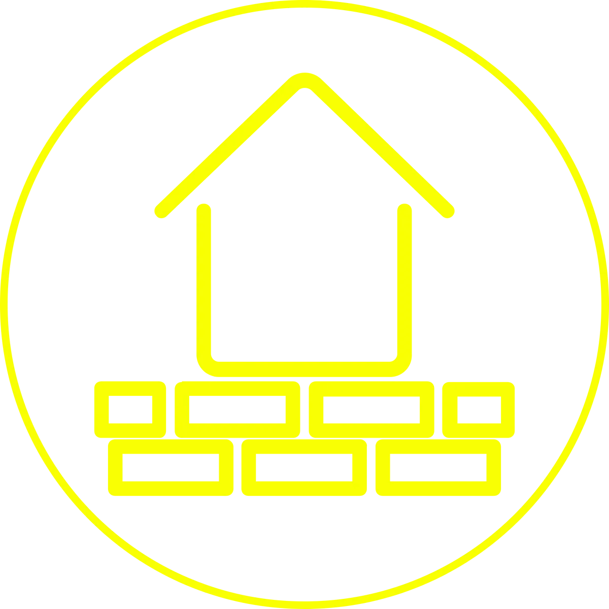 Building foundation icon