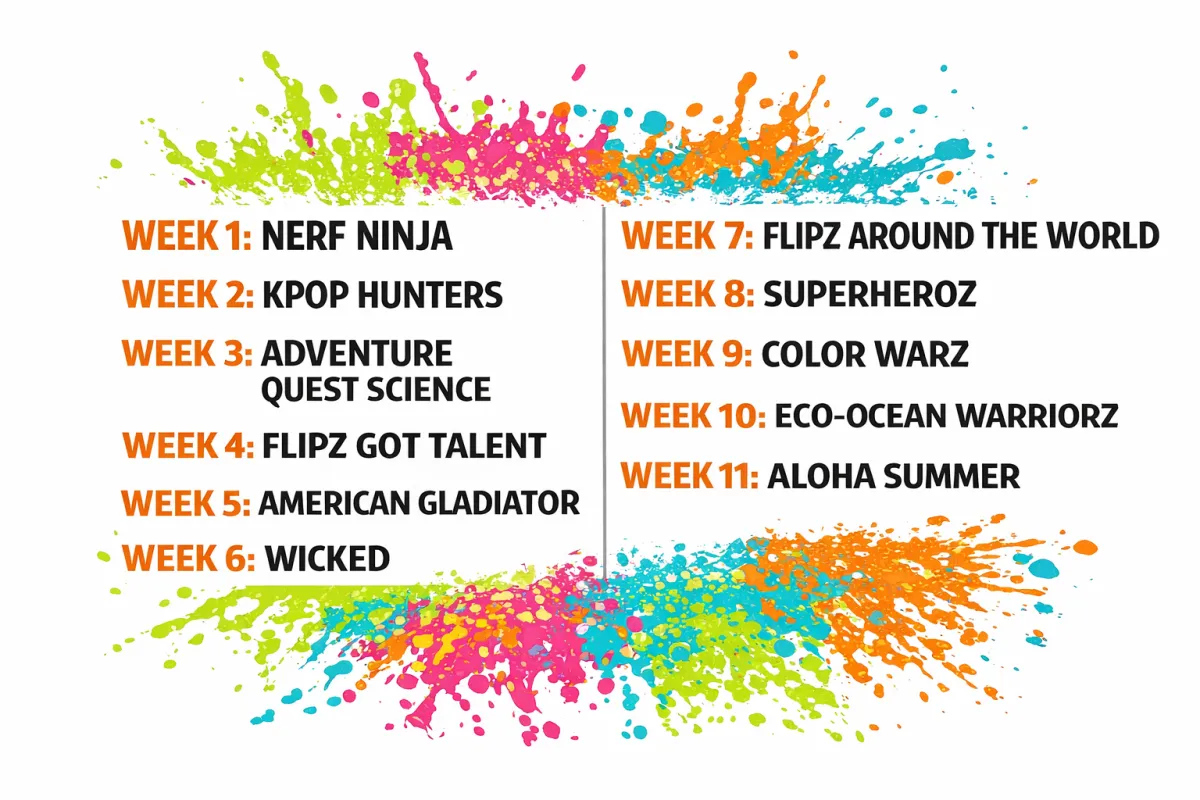 Training camps at Carolia Flipz in Pineville