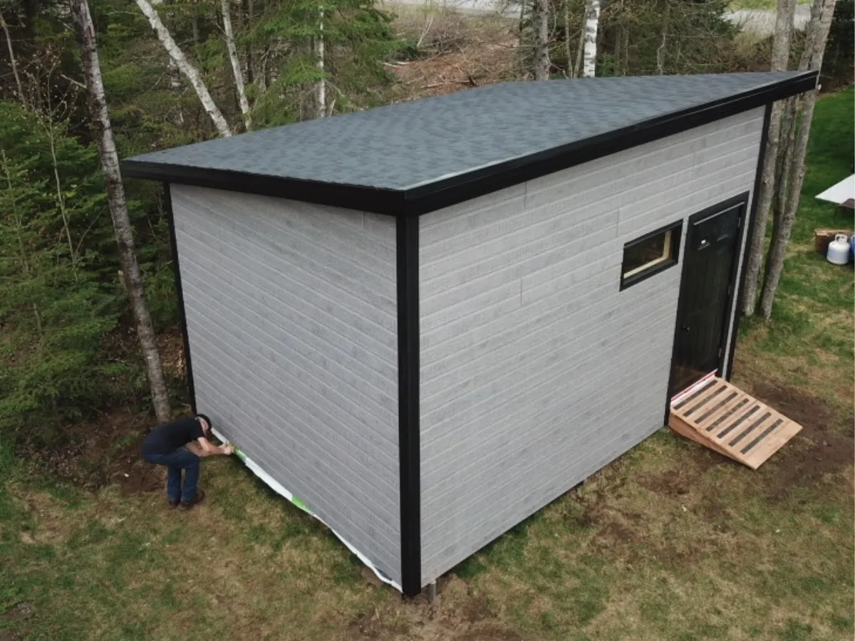 construction d'un cabanon