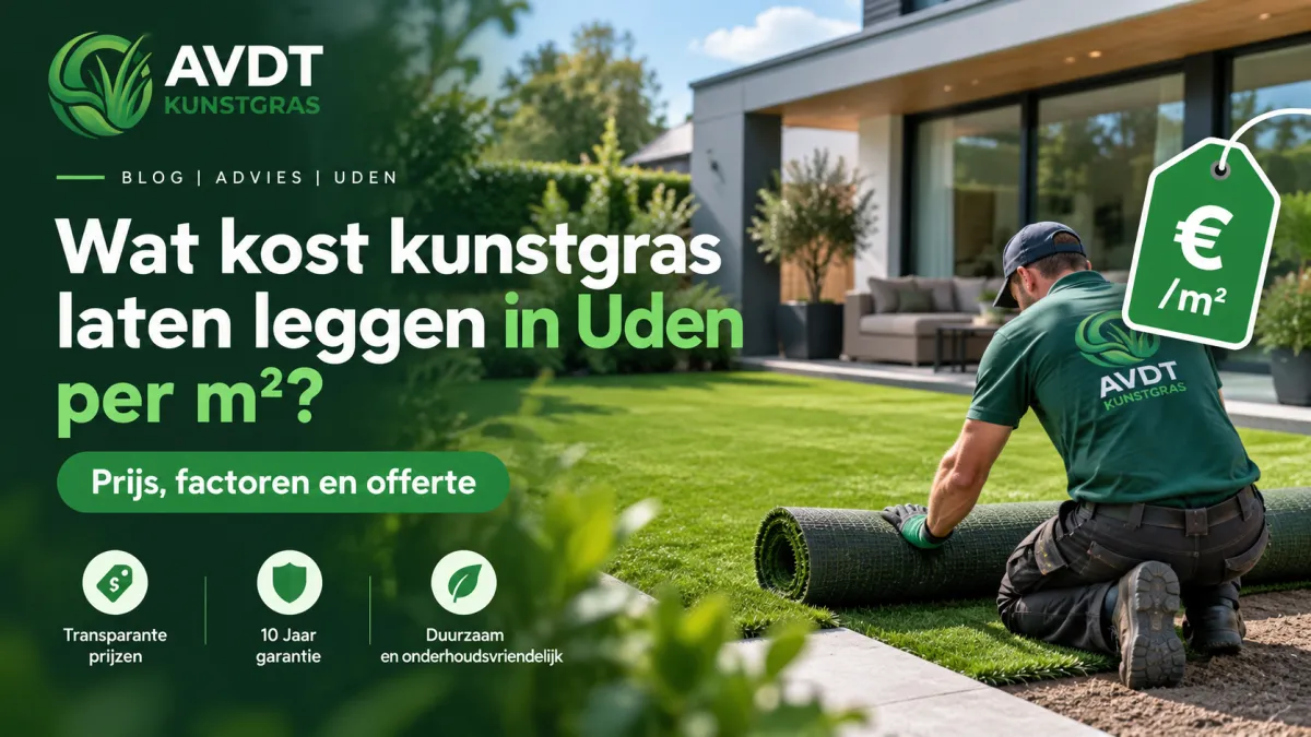 Wat kost kunstgras laten leggen in Uden?