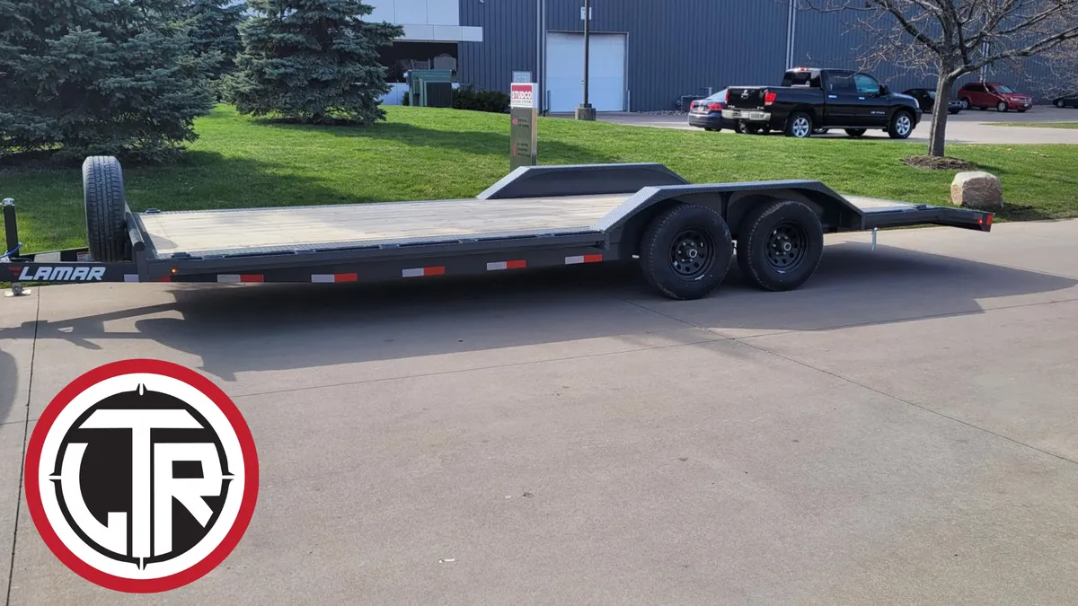 Car hauler for fall wedding season vehicle transport at Lakeside Trailer Rentals in Webster, New York