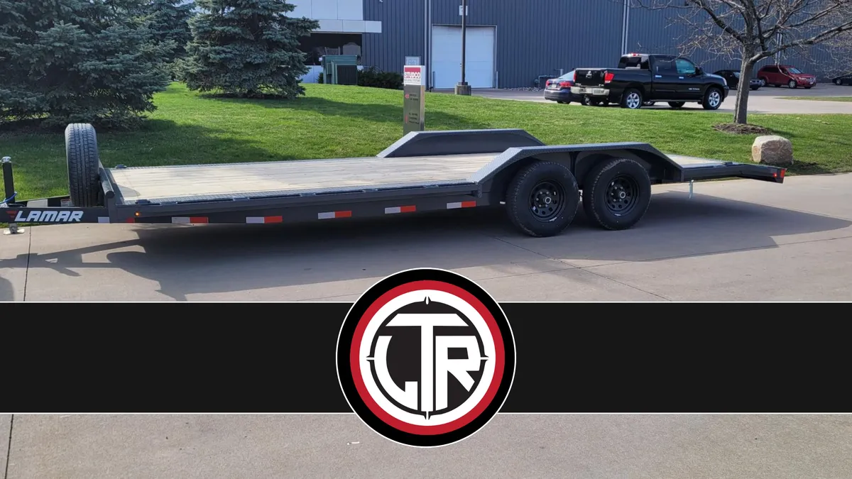Car hauler for hunting season ATV and vehicle transport at Lakeside Trailer Rentals in Webster, New York