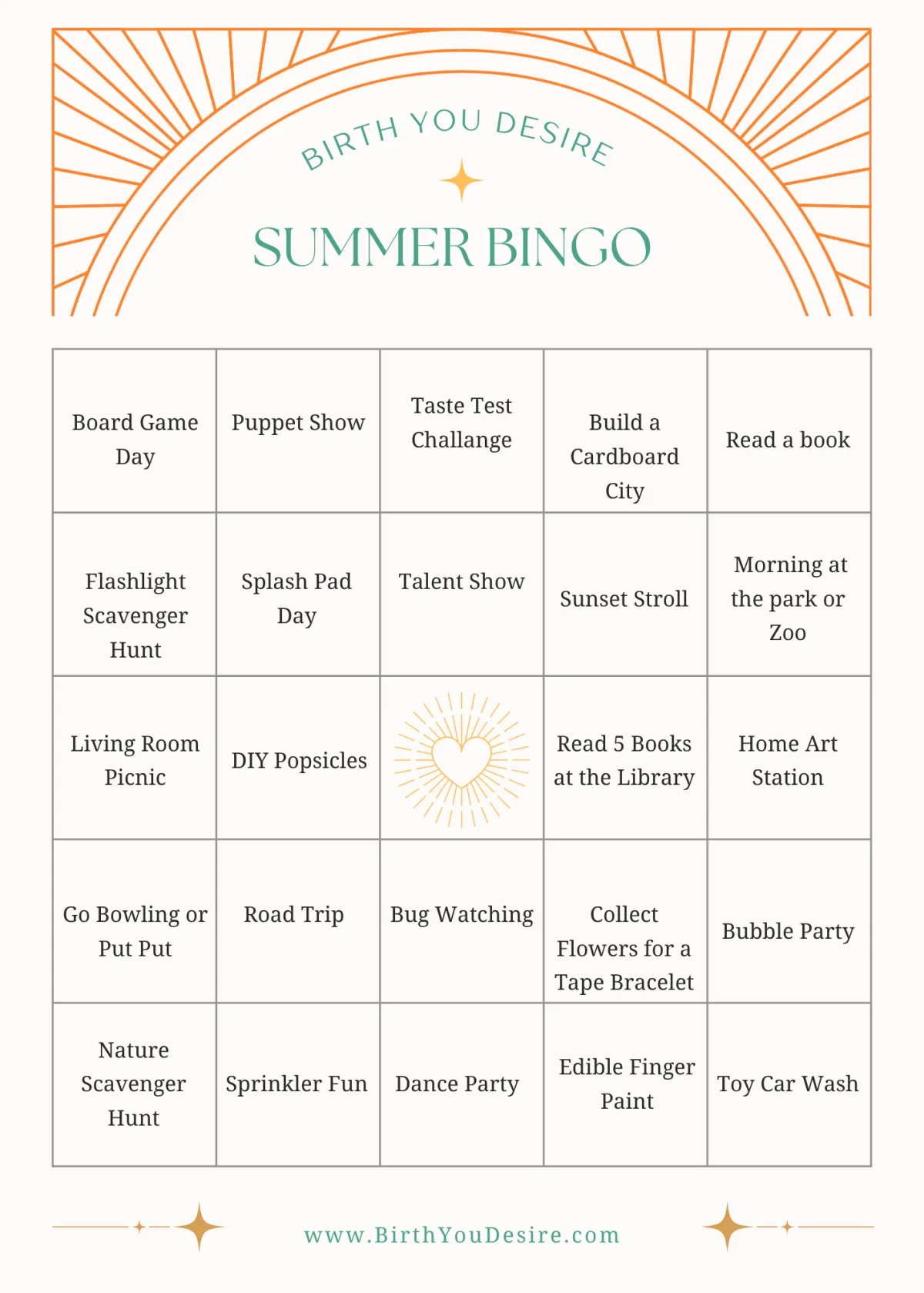 20 Fun Summer Activities for Toddlers | Birth You Desire®