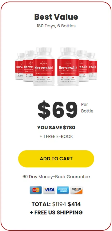 NervesAid 6 bottle