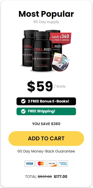 Buy VitalRize 3 bottle