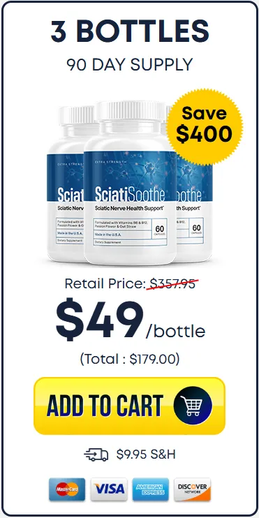 SciatiSoothe  3 bottle