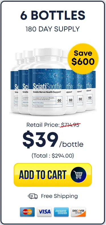 SciatiSoothe  6 bottle