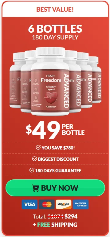 Heart Freedom 6 bottle