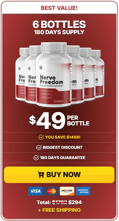 NerveFreedom 6 bottle