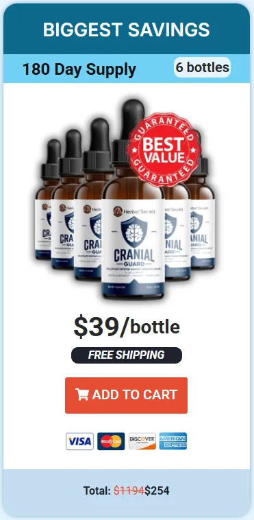 Cranial Guard 6 bottle