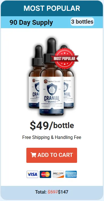 Cranial Guard 3 bottle