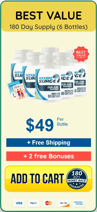 Neuro Surge 6 bottle