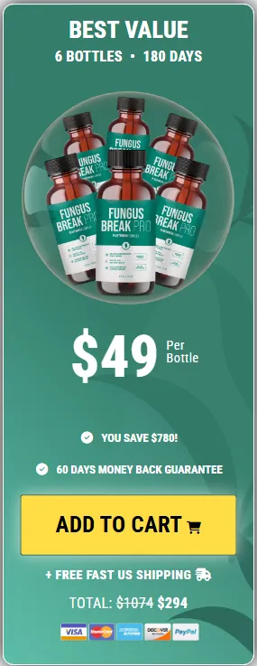 Fungus Break Pro 6 bottle