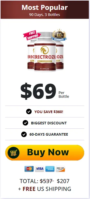 Erectrozil 3 bottle