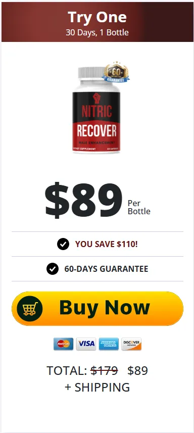 Nitric Recover 1 bottle