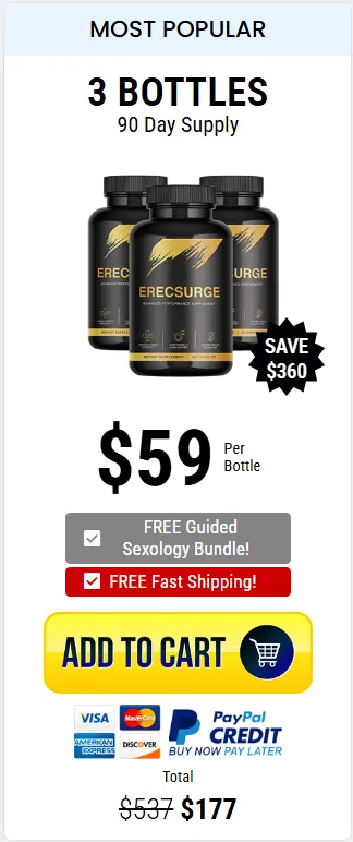 ErecSurge 3 bottle