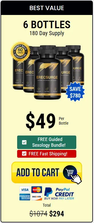 ErecSurge 6 bottle