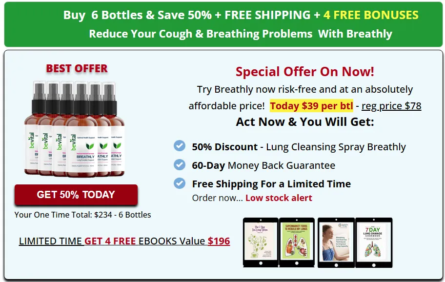 Buy Breathly 6 Bottle