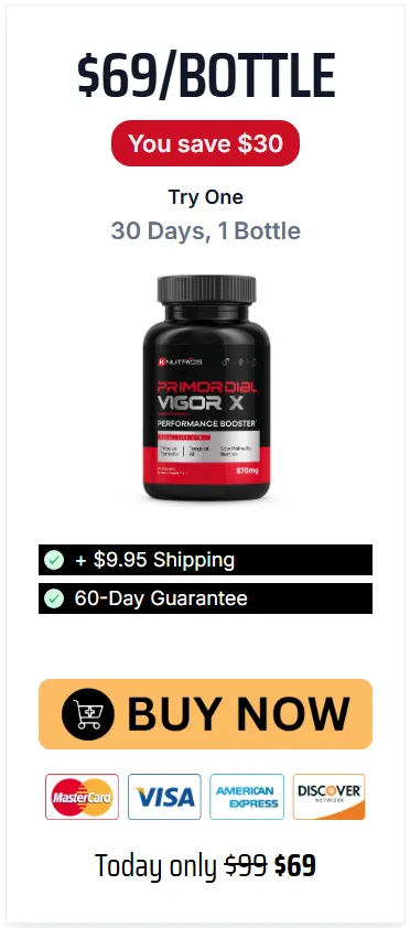 Primordial Vigor X 3 bottle