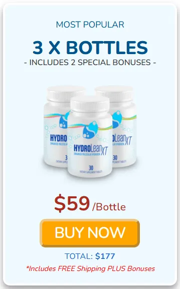 HydroLean XT 3 bottle