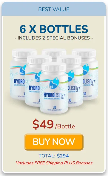 HydroLean XT 6 bottle