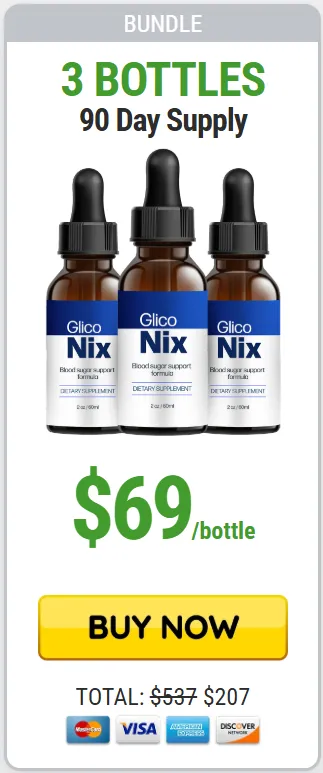 GlicoNix 3 bottle
