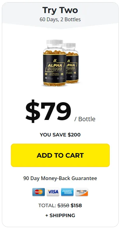 Alpha Surge 1 bottle