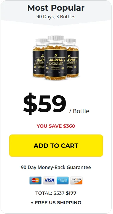 Alpha Surge 3 bottle