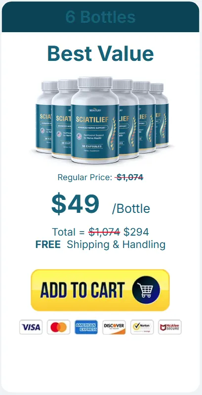 Sciatilief 6 bottle