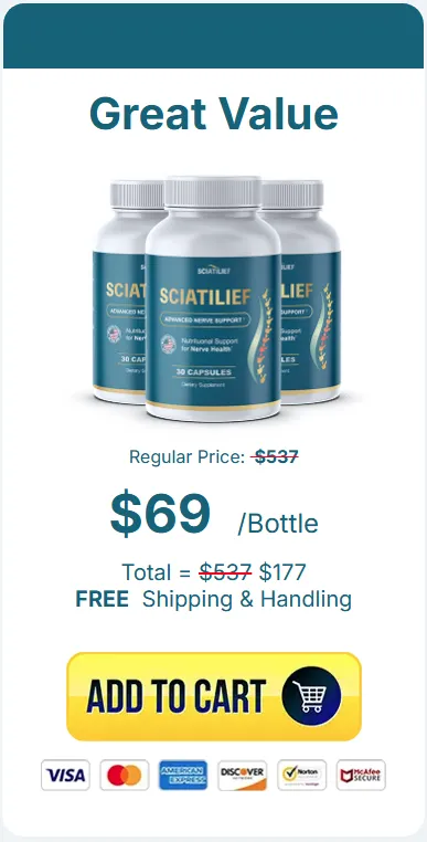 Sciatilief 3 bottle