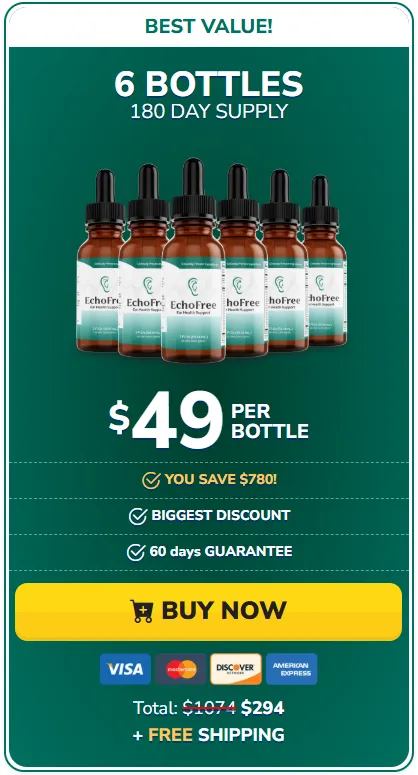 EchoFree 6 bottle