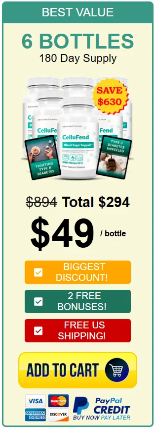 Buy CelluFend  6 bottle