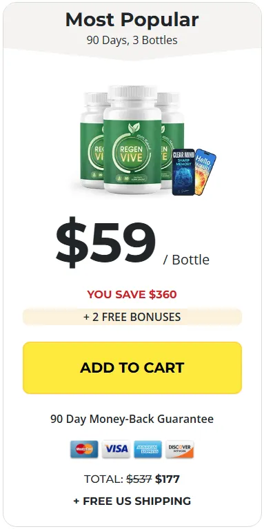 RegenVive 3 bottle