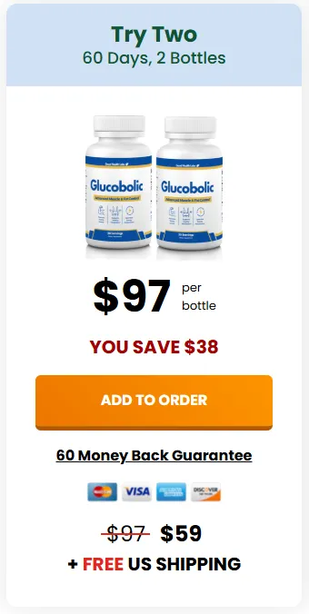 Glucobolic 1 bottle