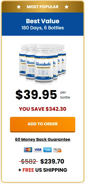 Glucobolic 6 bottle
