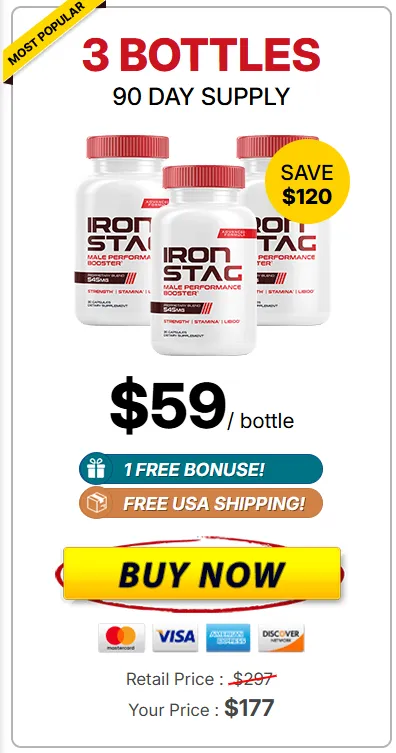 Iron Stag 3 bottle