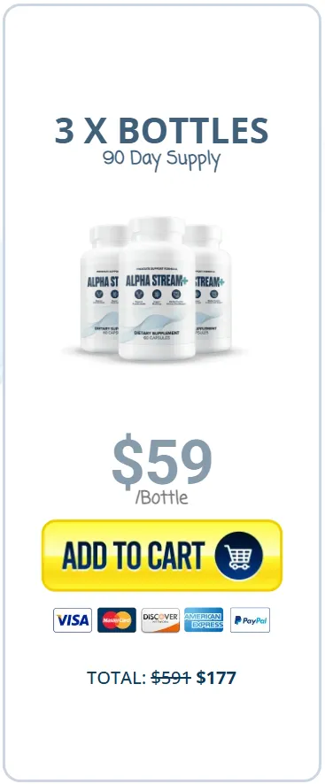 Alpha Stream Plus 3 bottle