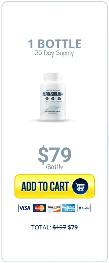 Alpha Stream Plus 1 bottle