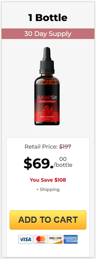 SugarSix  Buy 1 bottle