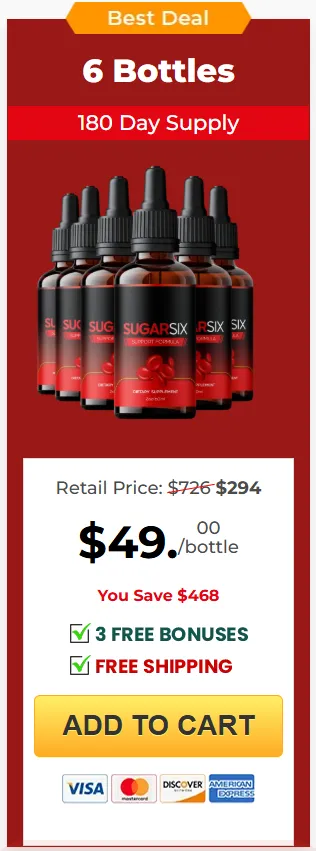 SugarSix Buy  6 bottle
