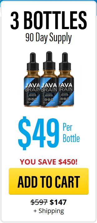 Java Brain 3 bottle