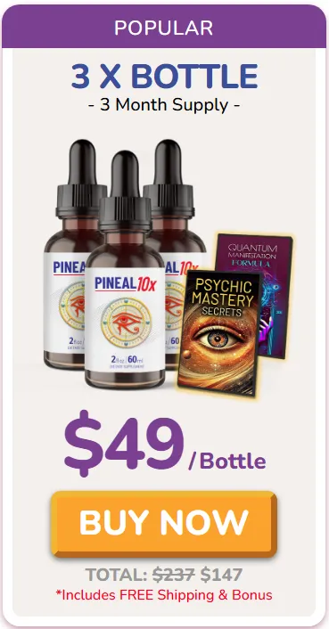 Pineal 10x 3 bottle
